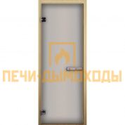 Дверь для бани и сауны САТИН Матовая (8мм)(Хвоя)